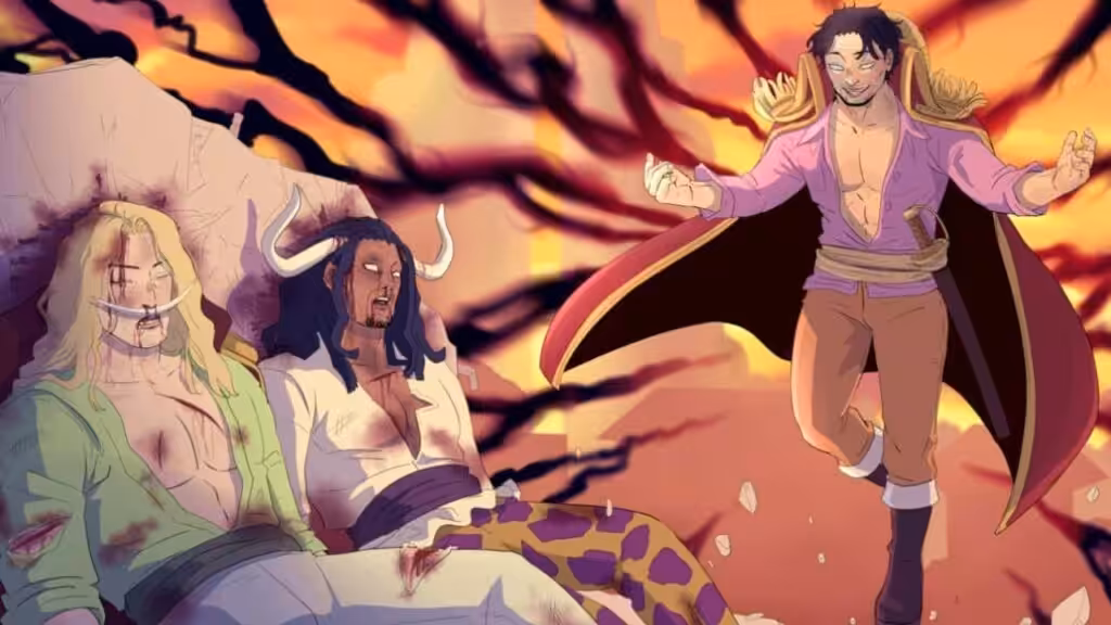 One Piece : la vraie raison de la défaite des Rocks à God Valley, Kaido impliqué ? Le Rôle WTF de Kaido : Le cadeau empoisonné de Big Mom ?