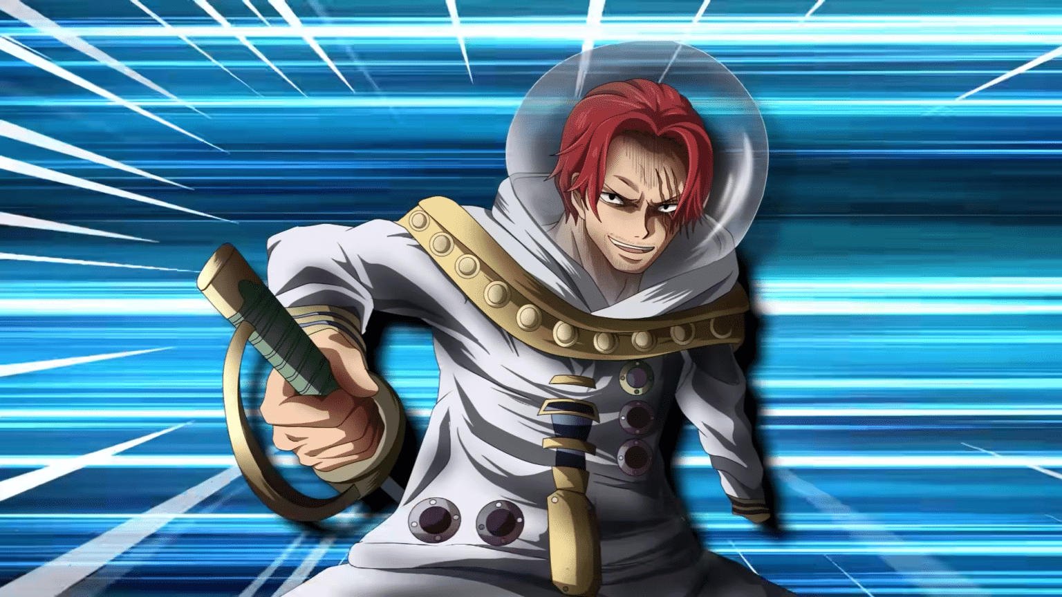 One piece Shanks et les chevaliers divins