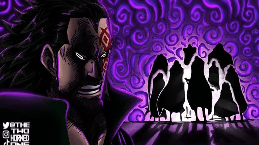 One piece chapitre 1083 Monkey D. Dragon Parle Des chevaliers Divins