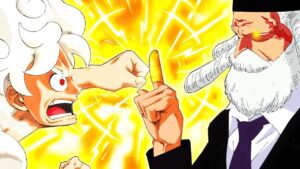 One piece Luffy Gear 5 vs Kizaru et Saturn