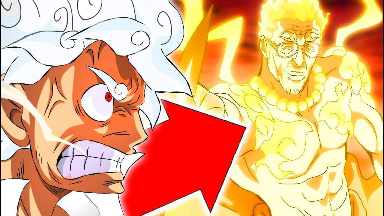 Luffy Gear 5 vs Kizaru 