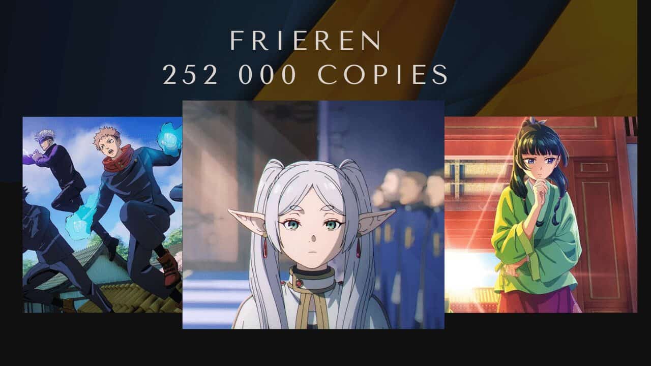 Avec plus de 252 000 Copies, "Frieren" Domine le Classement des Mangas de la Semaine