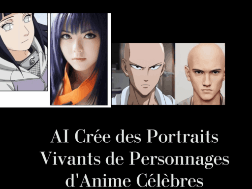 AI Crée des Portraits Vivants de Personnages d'Anime Célèbres