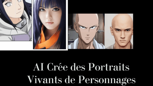 AI Crée des Portraits Vivants de Personnages d'Anime Célèbres