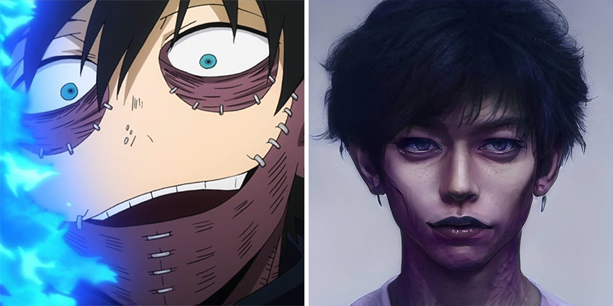 AI Dabi Todoroki de "My Hero Academia"