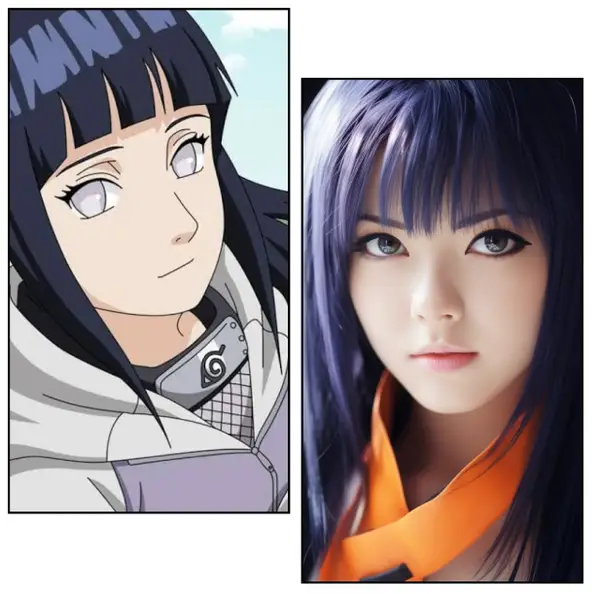 AI Hinata de "Naruto"