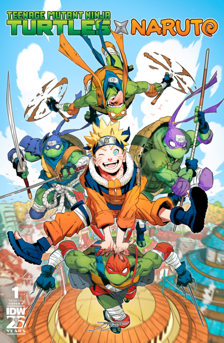 Les détails du crossover Teenage Mutant Ninja Turtles x Naruto