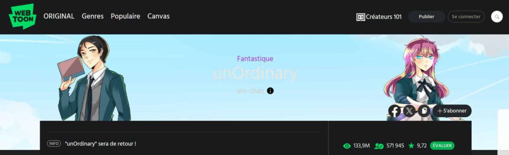 Un Monde unOrdinary de Super-Pouvoirs… Sauf Pour Un !
