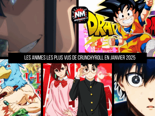 Les Animes les Plus Vus de Crunchyroll en Janvier 2025 : Le Top 5 qui Fait Trembler la Toile !