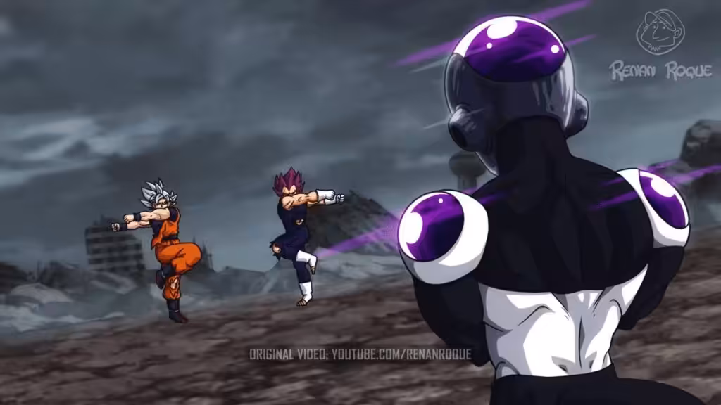 Goku et Vegeta vs Black Freezer : Le Choc des Titans