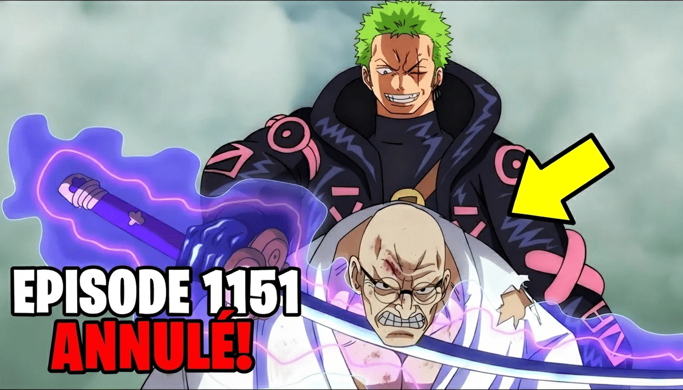 Pourquoi l'épisode 1151 de One Piece est annulé cette semaine ? Les vraies infos.