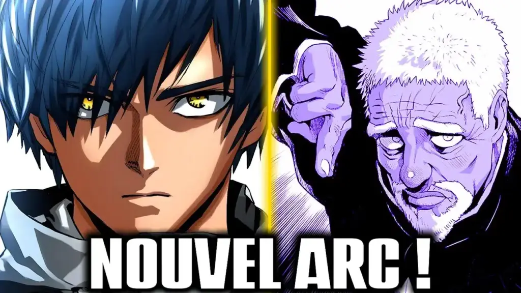 One Punch Man chapitre 219 : L'arc Neo Heroes débute avec la traque d'Amai Mask One Punch Man chapitre 219 Blue passe à l'action : La chasse à Amai Mask est ouverte