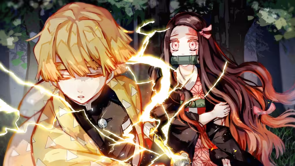 Zenitsu 15 ans après Demon Slayer : Le mensonge légendaire qui l'a rendu riche ! Zenitsu une vie de rêve (et de mensonges) avec Nezuko