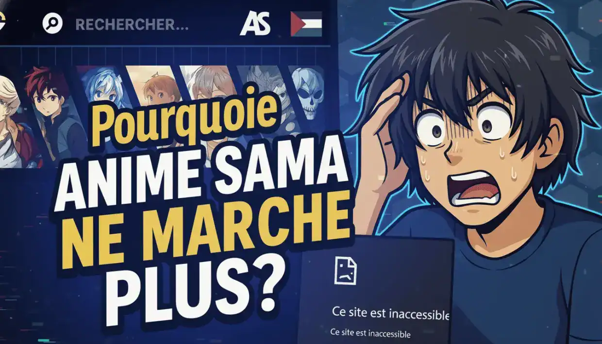 Est-ce la fin de Anime Sama ? Le site de streaming encore hors ligne !