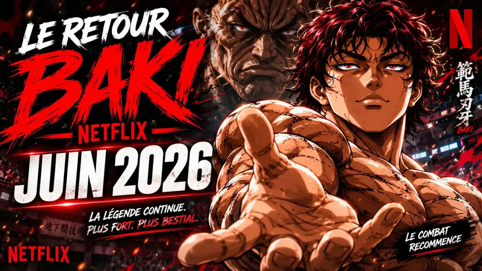 Le Retour Baki Netflix Juin : Le Chaos Brutal Est De Nouveau Lâché !