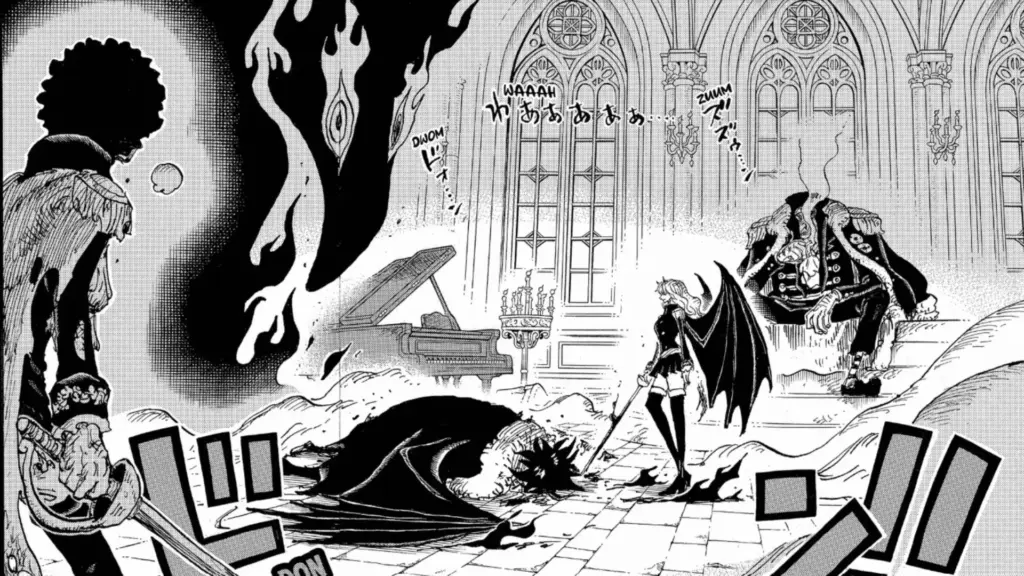 L'identité du personnage mystère et la cicatrice de Brook