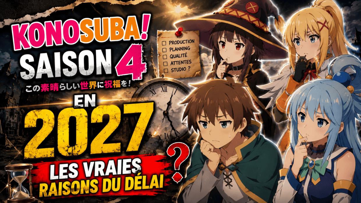 KonoSuba Saison 4 en 2027 : Les Vraies Raisons du Délai