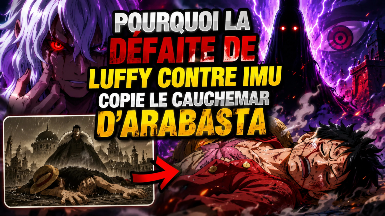 Pourquoi la défaite de Luffy contre Imu copie le cauchemar d'Arabasta