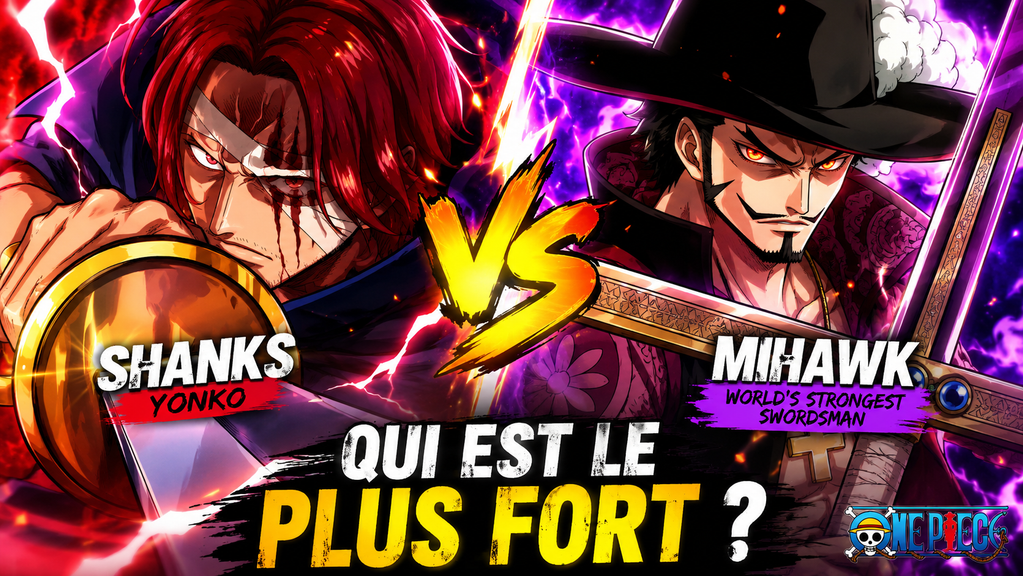 Shanks vs Mihawk : Qui est vraiment le plus fort dans One Piece ? Shanks vs Mihawk : Qui est vraiment le plus fort dans One Piece ?