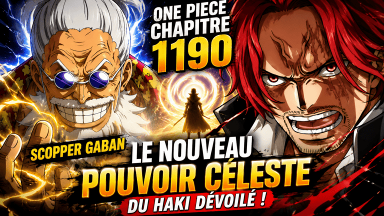 One Piece Chapitre 1190 : Le Nouveau Pouvoir Céleste du Haki Dévoilé par Scopper Gaban