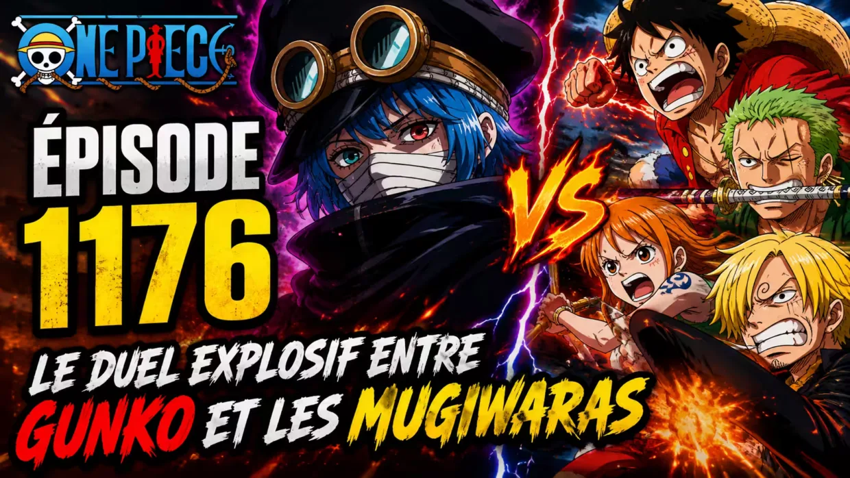 One Piece Épisode 1176 : Le duel explosif entre Gunko et les Mugiwaras