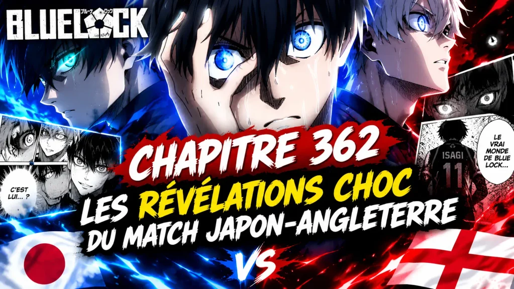 Blue Lock 362 : Isagi vs Angleterre : Ce que les Derniers Spoilers Changent Tout ! Blue Lock 362 : Isagi vs Angleterre : Pourquoi ce tournant narratif bouleverse tous les repères