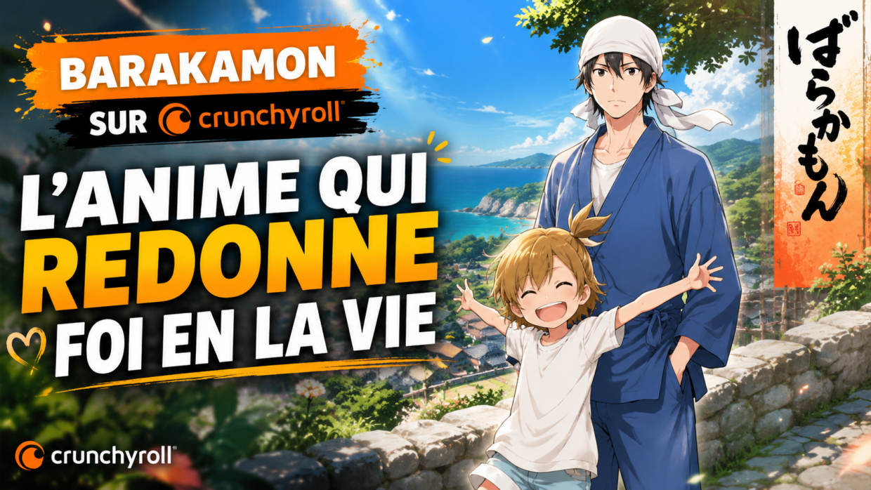 Barakamon sur Crunchyroll : L'anime qui redonne foi en la vie