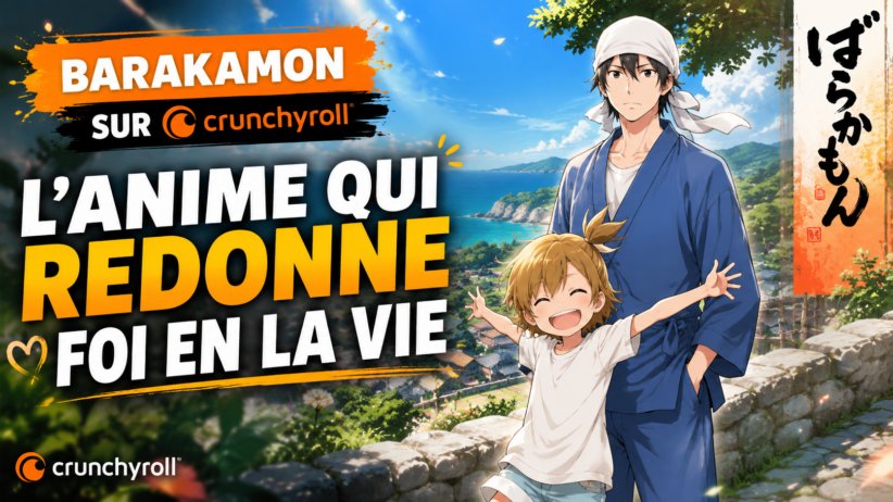 Barakamon sur Crunchyroll : L'anime qui redonne foi en la vie