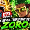 One Piece 1193 Spoilers : Le réveil terrifiant de Zoro