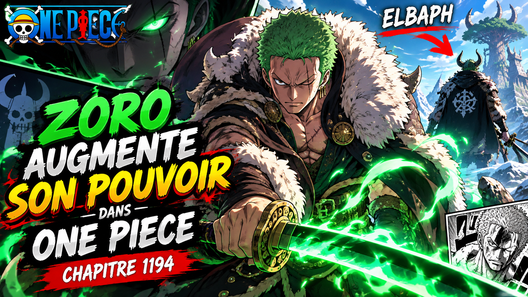 Zoro augmente son pouvoir dans One Piece chapitre 1194