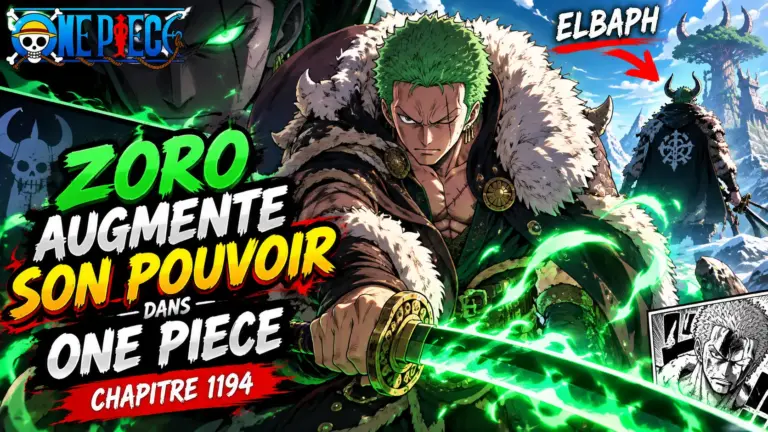 Zoro augmente son pouvoir dans One Piece chapitre 1194