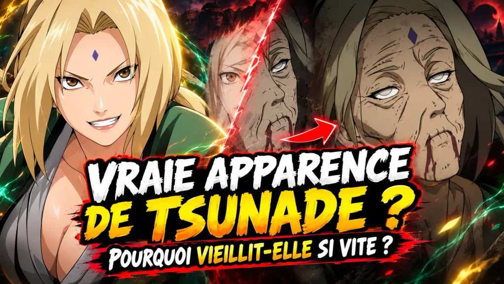 Naruto vraie apparence de Tsunade : Pourquoi la Cinquième Hokage vieillit-elle si vite ? Naruto vraie apparence de Tsunade : L'illusion du chakra face au tribut de la Création du Renouveau