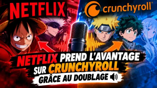 Netflix prend l’avantage sur Crunchyroll grâce au doublage