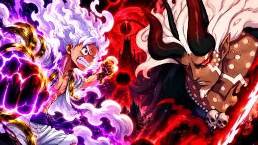 One Piece : Luffy en Dieu de la Destruction face à Imu